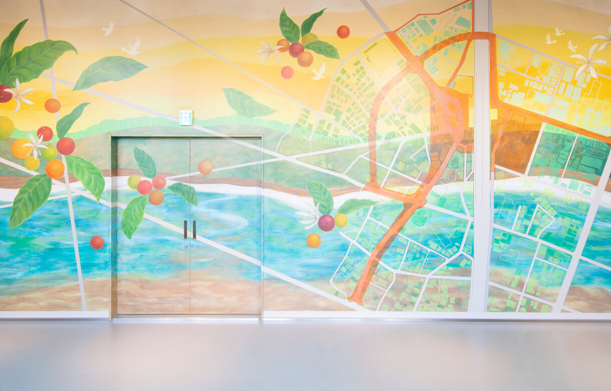 KOITTO TERRACE内観 壁画